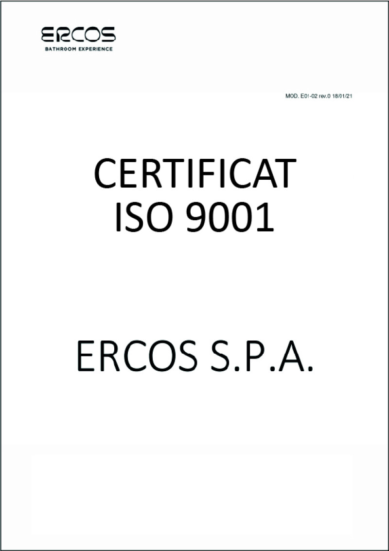 Certificat ISO 9001