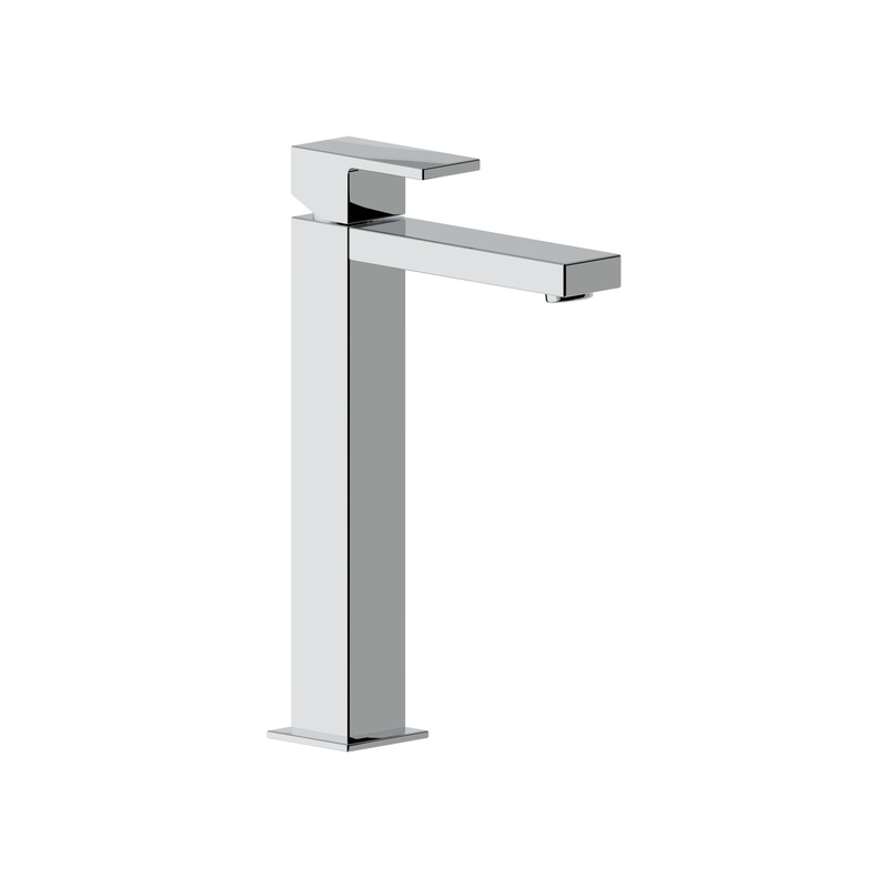 Basin mixer with medium spout, no drain - Italia R chrome