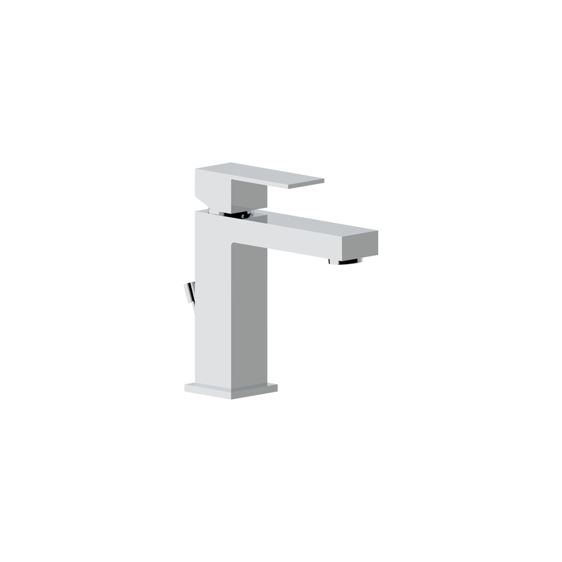 Basin mixer with drain - Italia R chrome