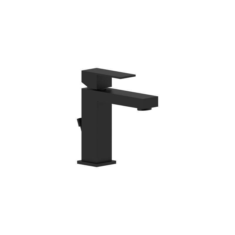 Basin mixer with drain - Italia R black matt