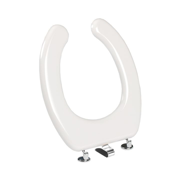 Universal community seat, without lid, with spring - through fixing